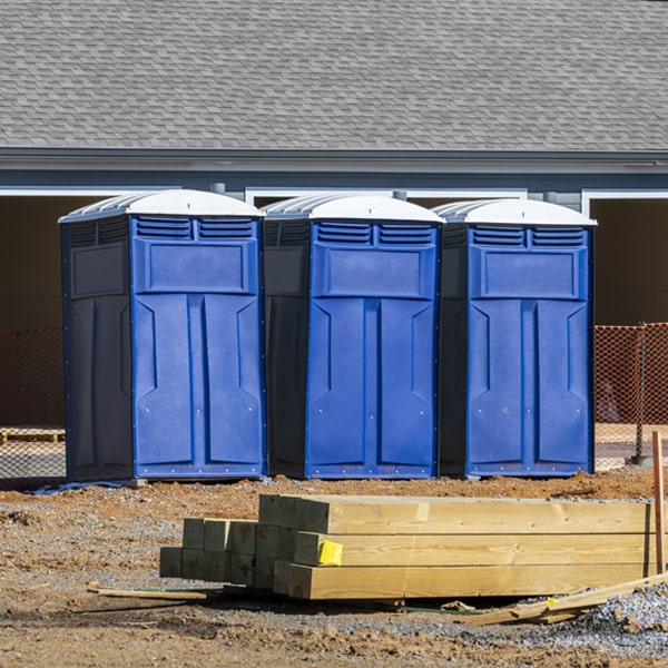 do you offer hand sanitizer dispensers inside the porta potties in Jacksonburg West Virginia